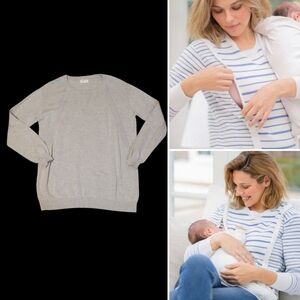 Seraphine Gray Maternity Sweater